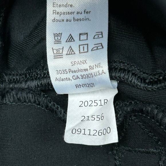 Spanx The Perfect Pant Ankle Backseam Skinny Black Stretchy Ponte Knit size XS - Picture 8 of 12